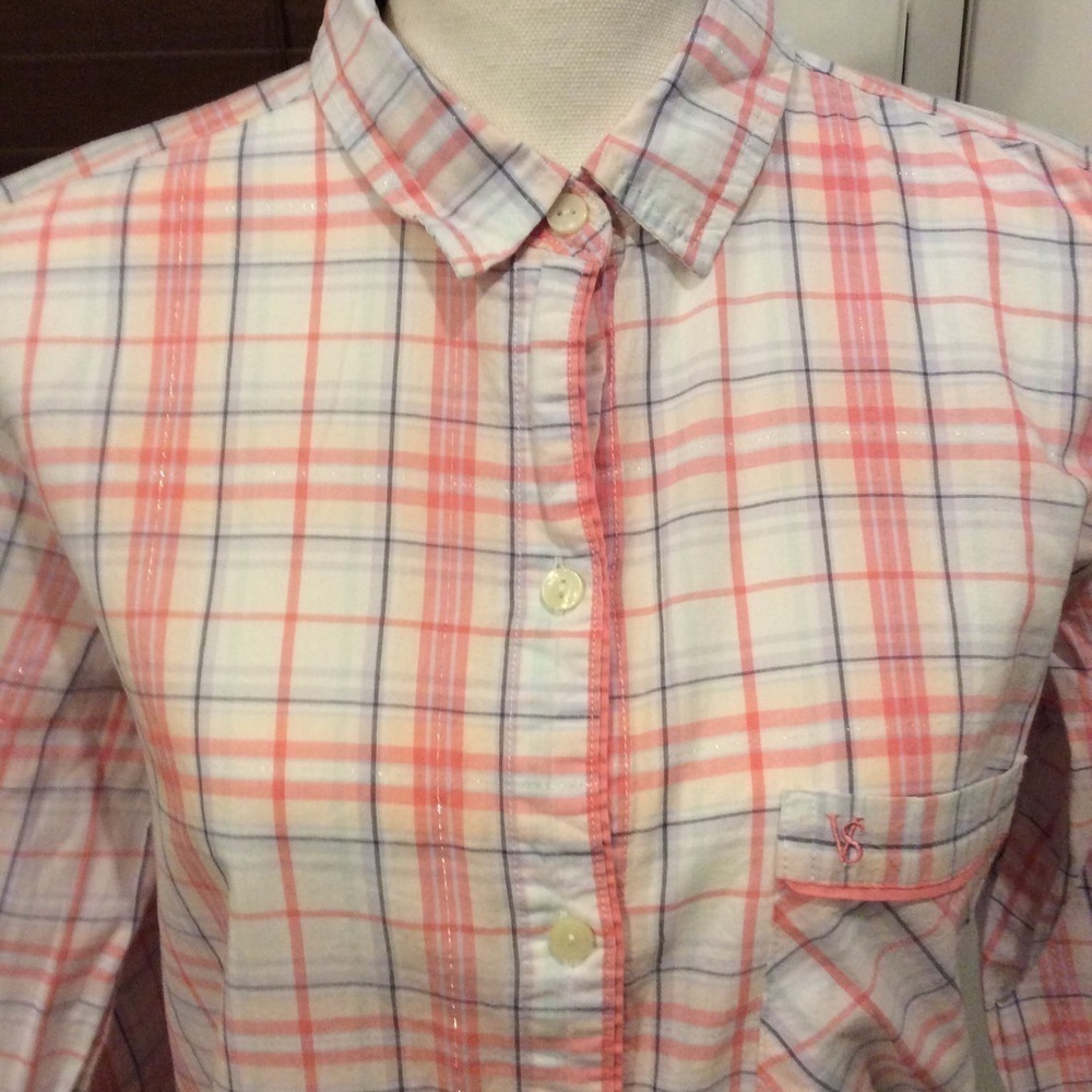 🏜Victoria Secret Button Shirt Size S/P - Picture 2 of 8